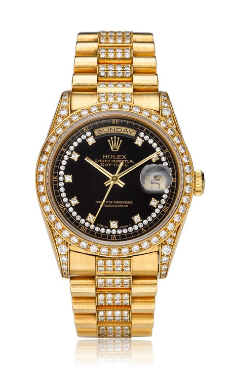 18 carat gold rolex day date|rolex 18k gold price.